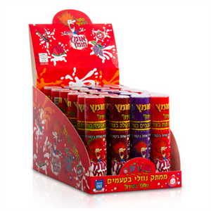 ספריי אומץ חומץ 4 טעמים - 24 יחידות