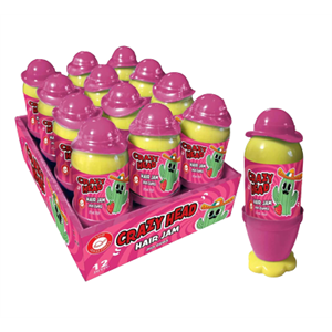 ממתק ג'לי ראש דשא ורוד בטעם תות - 12 יחידות