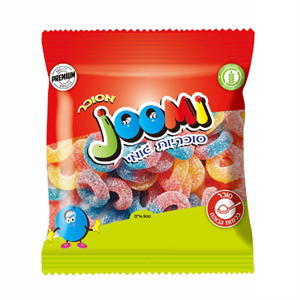 גומי ג'ומי טבעות מיקס צבעוני מסוכר 500 גרם