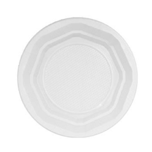 צלחת קטנה לבנה 50 יח'  (40)