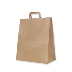 שקית נייר חומה קטנה עם ידית - 500 יחידות