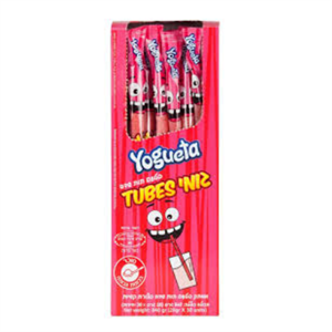 יוגטה גומי קש בטעם תות 30 יחידות במארז