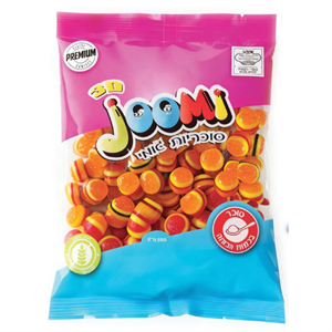 גומי המבורגר מיני בטעמי פירות 80 יחידות