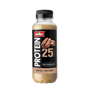 מולר משקה קפה 25 גרם חלבון 0% 350 מ"ל 1 יח'  (6)  *