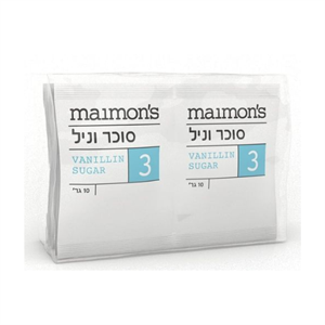 סוכר וניל 10 גרם - 10 יחידות במארז