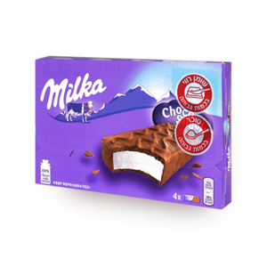 מילקה חטיף מצונן 4 במארז *