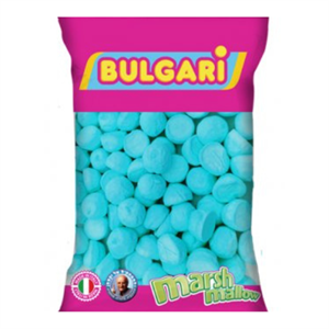 מרשמלו כדורים כחול בשקית 400 גרם – 12 יח' במארז