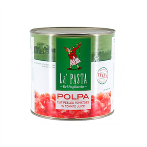 עגבניות חתוכות 2.5 ק"ג A10 לה פסטה