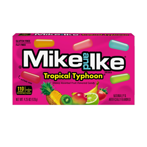 Mike and Ike סוכריות טרופיות בקופסה 120 גרם