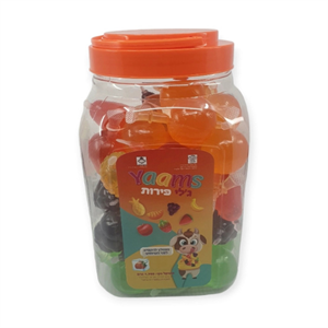 ממתק ג'לי פירות בקופסה - 50 יחידות