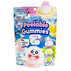 סוכריות גומי מתקלף מיקס חיות ים - 60 גרם