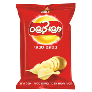 תפוצ'יפס טבעי 200 גרם