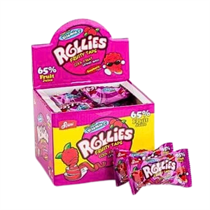 סוכריות רוליס פטל בורדו 65% מיץ פרי - 24 יחידות