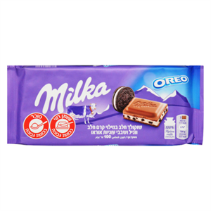 מילקה אוריאו שוקולד חלב 100 גרם - 23 יחידות