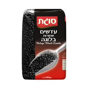 עדשים שחורות בלוגה 5 ק"ג (סוגת)