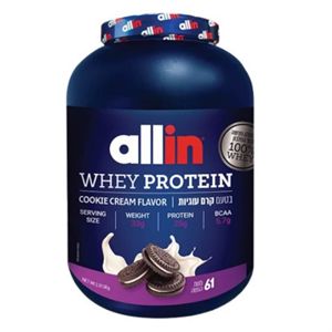 אבקת חלבון בטעם וניל עוגיות 2 ק"ג