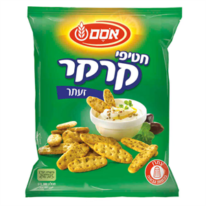 חטיפי קרקר  זעתר 300 גר' (אסם) (12)$