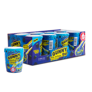 גאמי דיפ כחול מקלות גומי עם ג'ל חמוץ מארז 8 יחידות