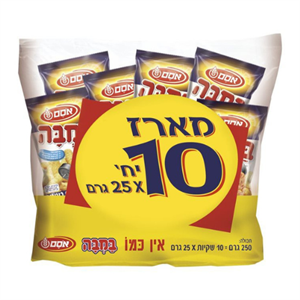 במבה קטנה 25 גרם - מארז 10 יחידות
