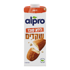 אלפרו משקה שקדים ללא סוכר 1 ליטר