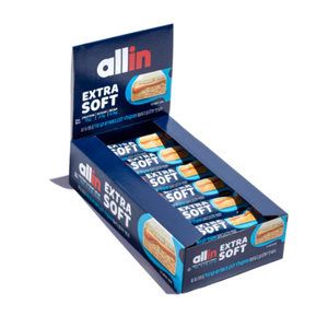 18 חטיפי חלבון אקסטרה סופט שוקולד לבן בוטנים קרמל 55 גרם