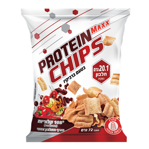 חטיף צ'יפס חלבון בטעם ברביקיו 72 גרם