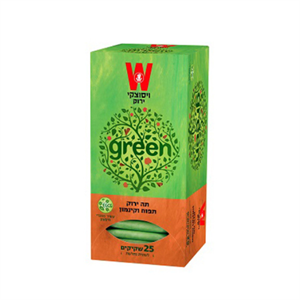 תה ירוק תפוח וקינמון 25 שקיקים 