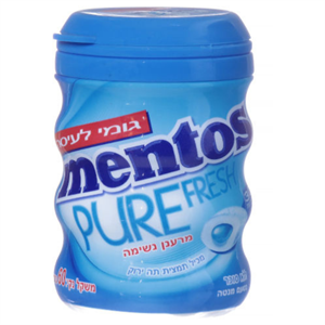 מסטיק מנטוס מנטה כחול – 6 יח' במארז