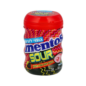 מסטיק מנטוס חמוץ תות שדה - 6 יחידות