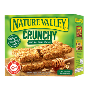 נייטשר וואלי שיבולת שועל ודבש – 5 יח' במארז, 12 מארזים בקרטון