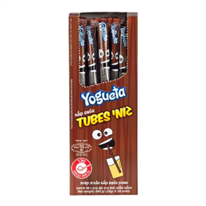 יוגטה גומי קש בטעם קולה 30 יחידות במארז