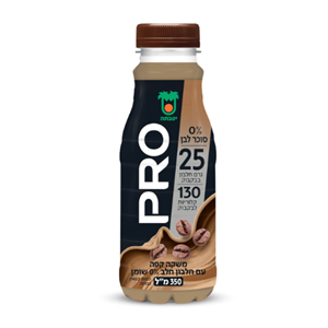 6 יחידות משקה חלבון פרו 25 קפה 0% 350 מ"ל *