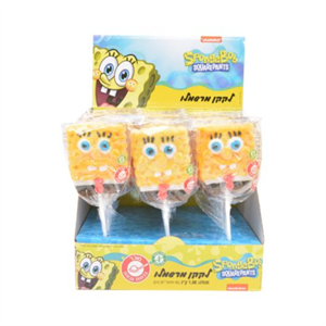 לקקן מרשמלו בוב ספוג - 24 יחידות