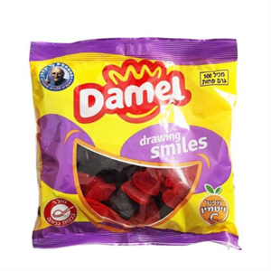 סוכריות גומי קלפים אוכמניות דאמל 500 גרם