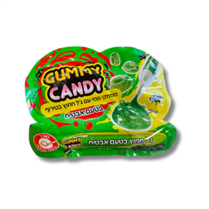 גאמי קנדי ממתק גומי בטעם אבטיח עם עט ג'ל חמוץ - 12 יחידות