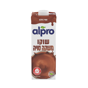 אלפרו משקה סויה שוקו 1 ליטר