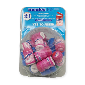 מסטיק מיני מנטוס – 30 יח' במארז