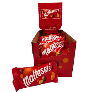 מלטיזרס 37 גרם – 25 יח' במארז