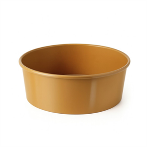 קערה נייר חום קראפט 1500 מ"ל - 50 יחידות