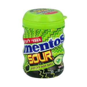 מסטיק מנטוס חמוץ תפוח - 6 יחידות