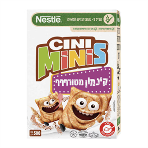 דגני בוקר סיני מיניס בטעם קינמון 500 גרם