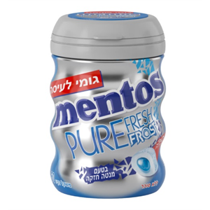 מסטיק מנטוס פיור פרש מנטה חזקה 6 יחידות