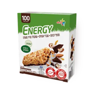 אנרג'י בר דגנים תחתית שוקולד מריר 6 במארז