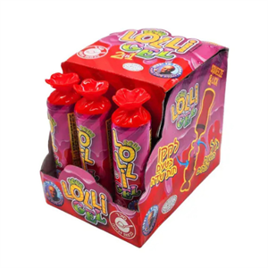 לוליג'ל לקקן בטעם תות שדה עם ג'ל - 12 יחידות