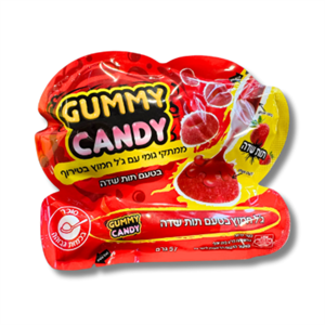 גאמי קנדי ממתק גומי בטעם תות עם ג'ל חמוץ - 12 יחידות