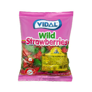 גומי תות גדול כשר וידאל 500 גרם