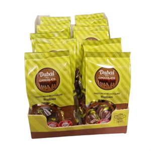 דובאי שוקולד חלב פיסטוק וקדאיף 75 גרם - 10 יחידות