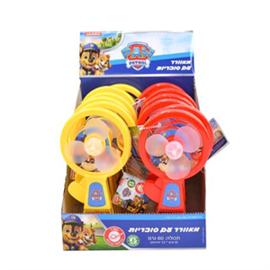 מאוורר עם סוכריות מפרץ ההרפתקאות - 12 יחידות באריזה