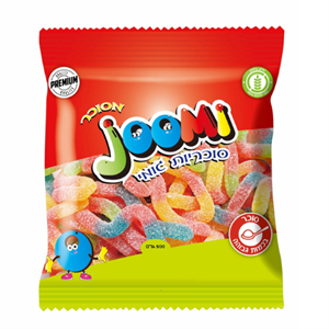 גומי ג'ומי נחש מסוכר חמוץ 500 גרם