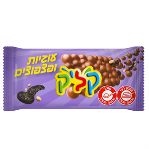 קליק שוקולד חלב עם עוגיות 85 גרם - 12 יחידות